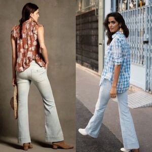 Anthropologie • NWT Pilcro & Letterpress High Rise Trouser Bootcut Jeans || 27